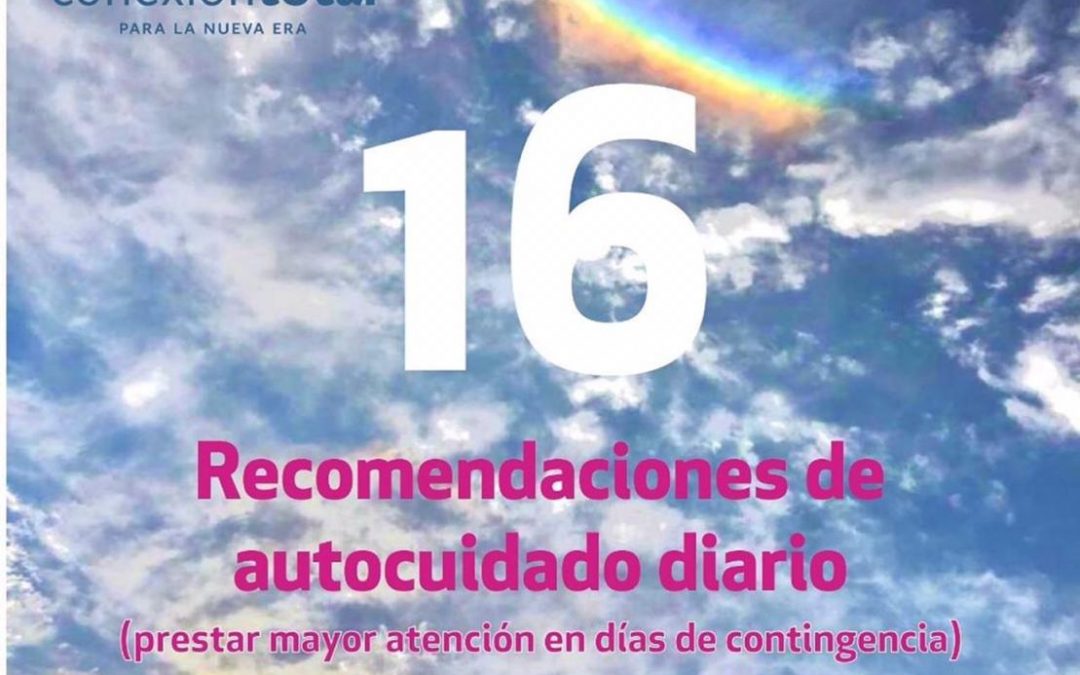 16 recomendaciones de autocuidado diario