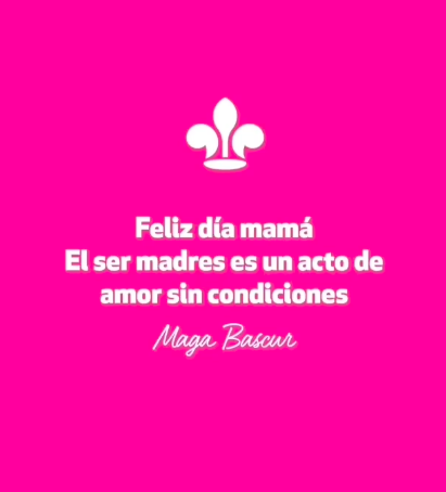 Feliz día mamá